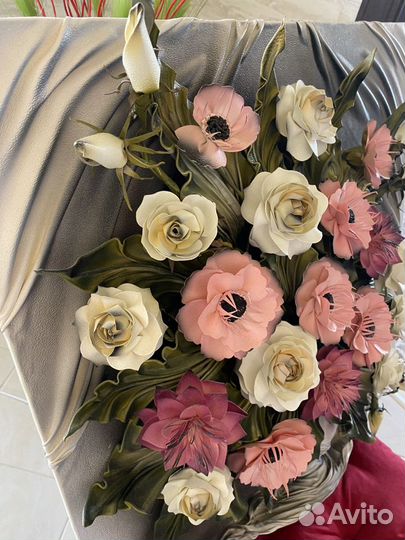 Картина из кожи