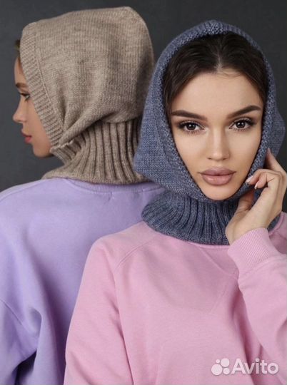 Женский капор шерстяной