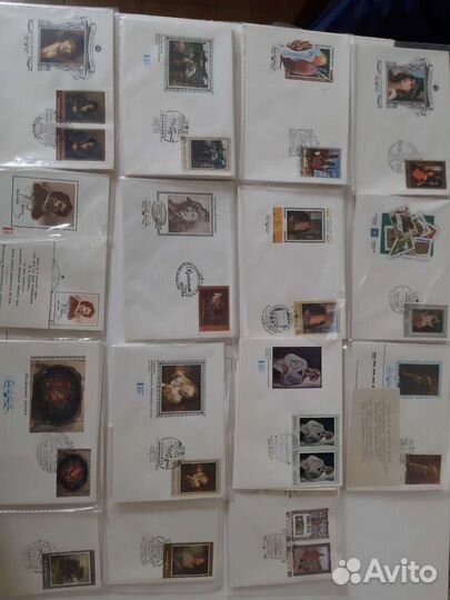 Конверты Зарубежная живопись СССР