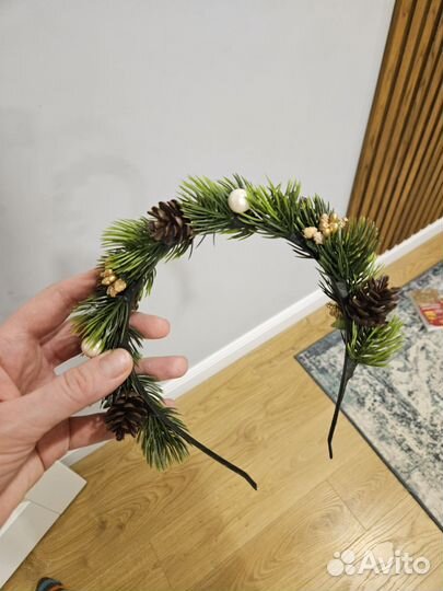 Новогодний ободок елочка