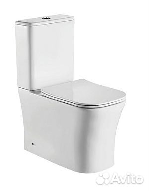 Унитаз напольный безободковый