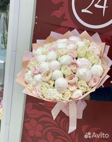 Пионы Букет пионов