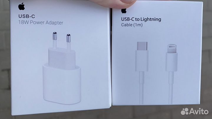 Блок быстрой зарядки и провод iPhone 11,12, 13, 14