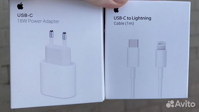 Блок быстрой зарядки и провод iPhone 11,12, 13, 14