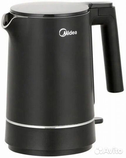 Новый чайник Midea MK-8077; 1.5 л, чёрного цвета