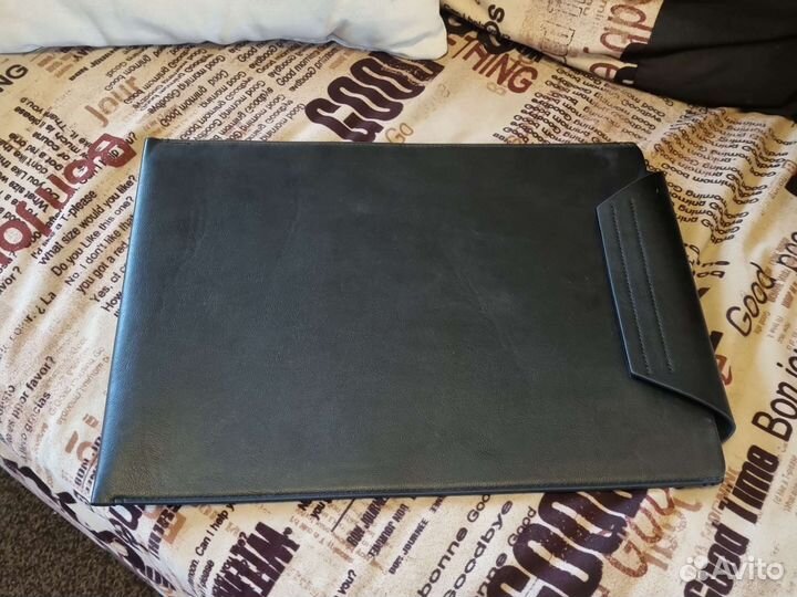 Папка для ноутбука 38 на 28 см кожаная
