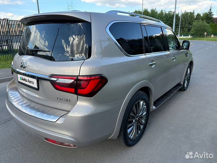 Infiniti QX80 5.6 AT, 2020, 80 000 км
