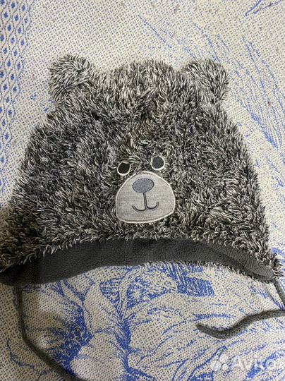 Шапка весна- осень на мальчика от 0 до 2-3х л