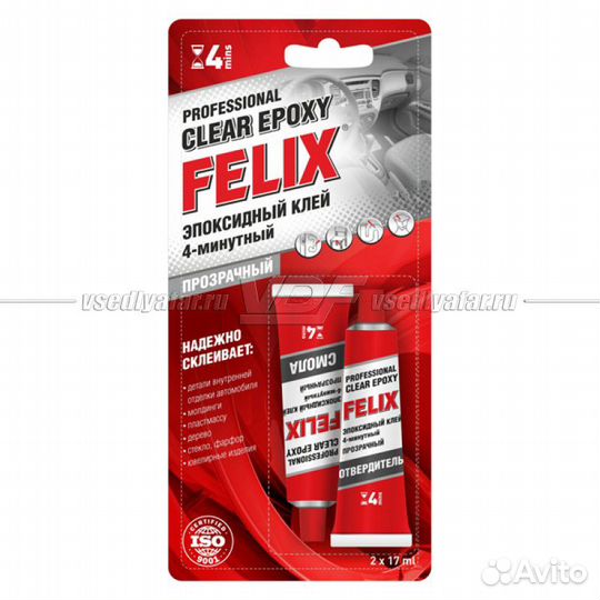 Профессиональный эпоксидный клей Felix (прозрачный