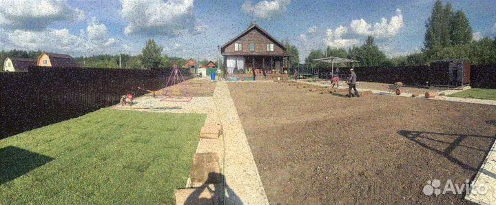 Укладка и продажа газона