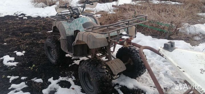 Квадроцикл с прицепом