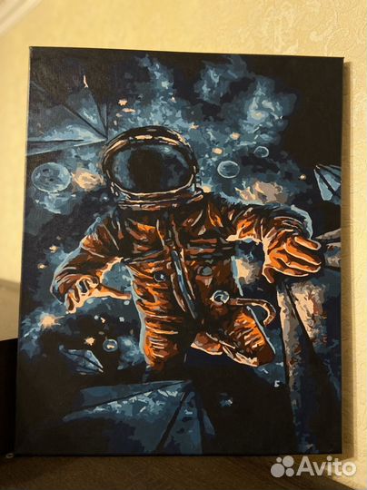 Картины по номерам раскрашенная