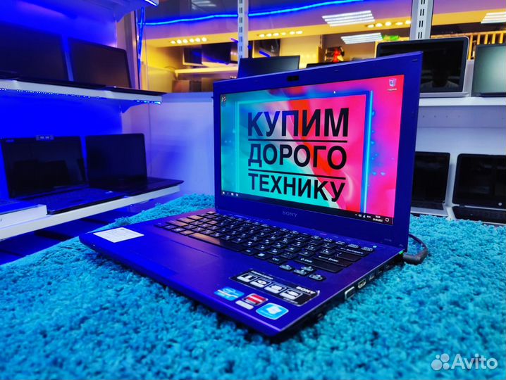 Быстрый ноутбук Sony/Core i5/8Gb/SSD-128Gb/Гаранти
