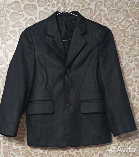Школьный пиджак 7-8 лет, 122-128 см, б/у