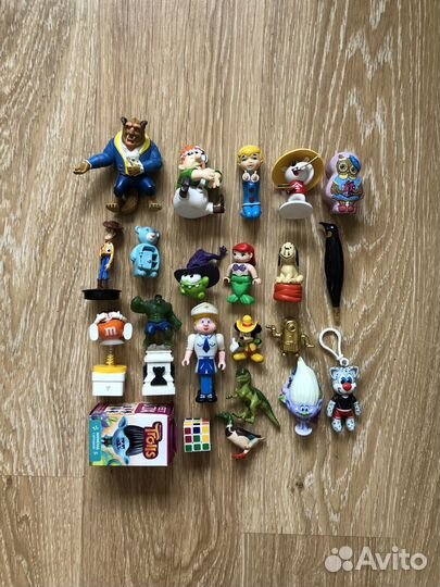 Киндер сюрприз игрушки ландрин топперы