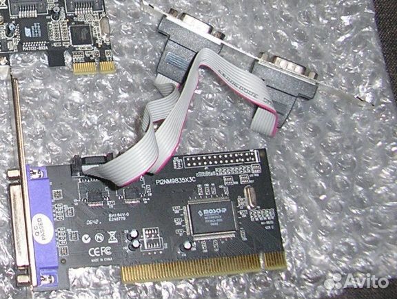 Колодки USB и Q-Connector, контролёр COM порта