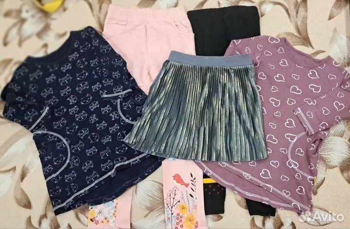 Вещи для девочки пакетом (рост 116)