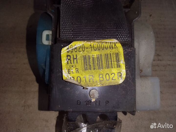 Ремень безопасности задний правый Hyundai Getz