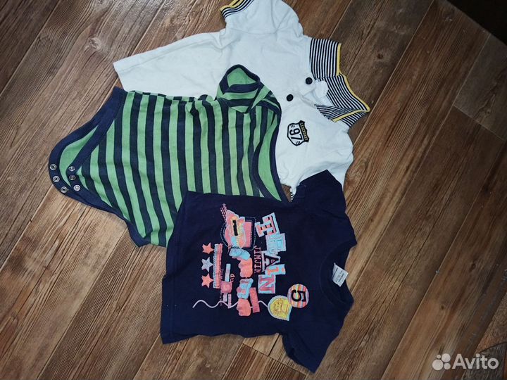 Вещи детские пакетом с 4 месяцев до 1.5 лет фото