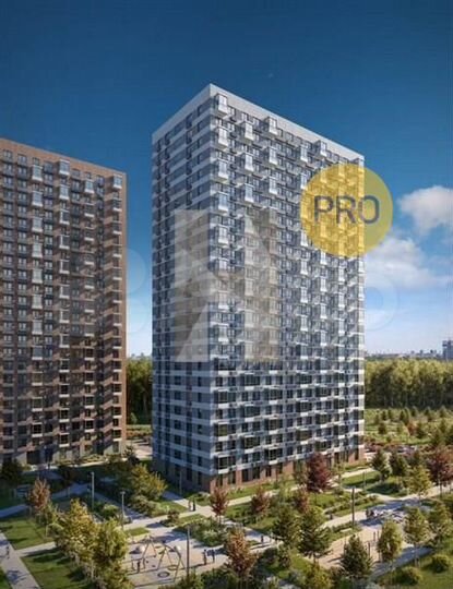 2-к. квартира, 49,6 м², 2/24 эт.