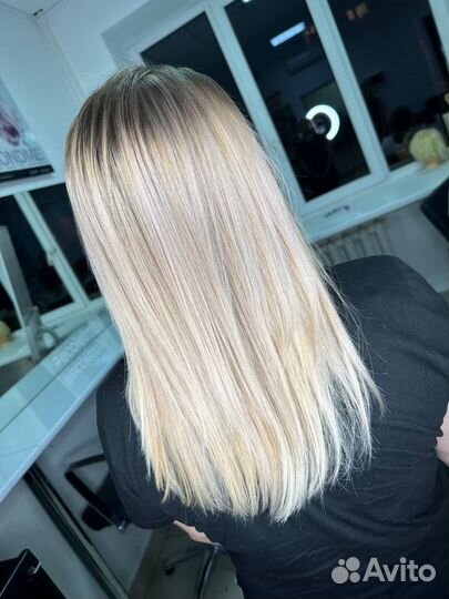 Окрашивание волос модель