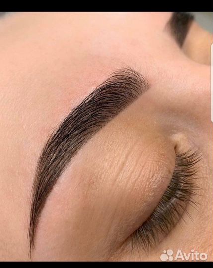 Перманентный макияж брови губы стрелка межресничка