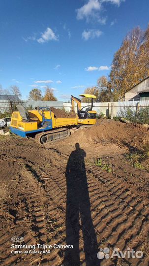 Услуги мини экскаватора