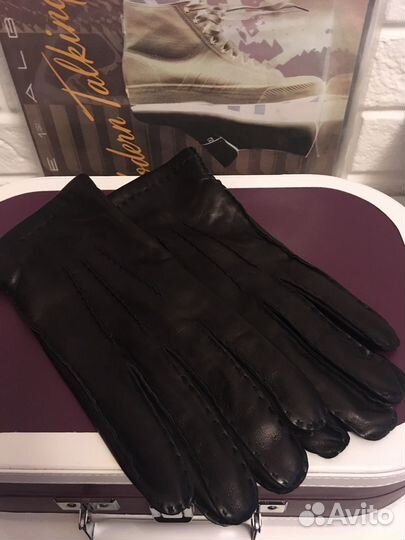 Мужские кожаные перчатки