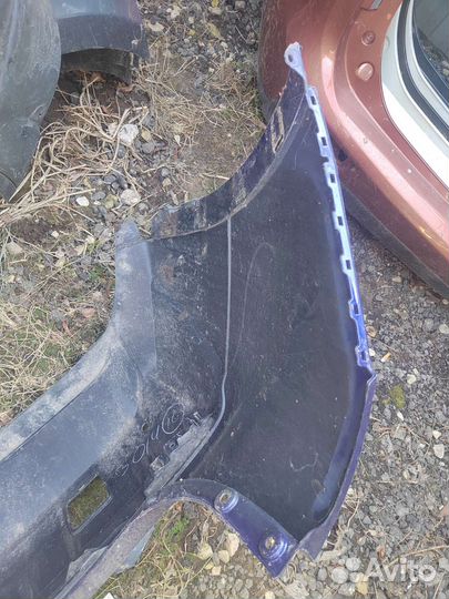 Задний бампер Nissan Qashqai J11 рестайлинг