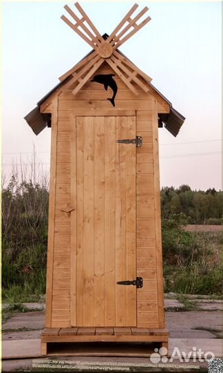Дачный туалет с установкой
