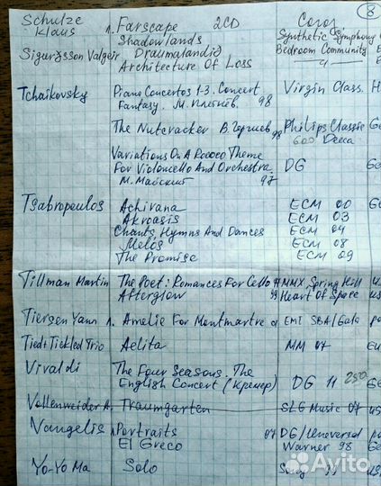 Фирменные CD neoclassical, New Age, Classical