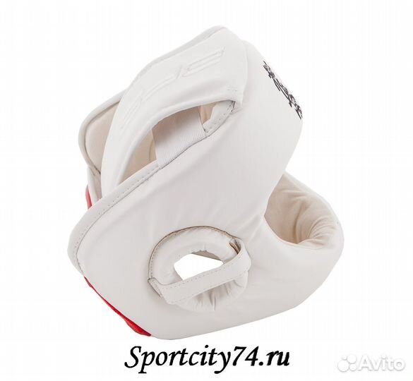 Шлем BFS kyokushinkai кожа белый (M)