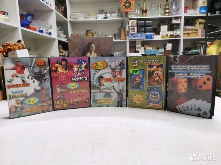 Приставка Sega Magistr Drive 2 и картриджи (Ч)