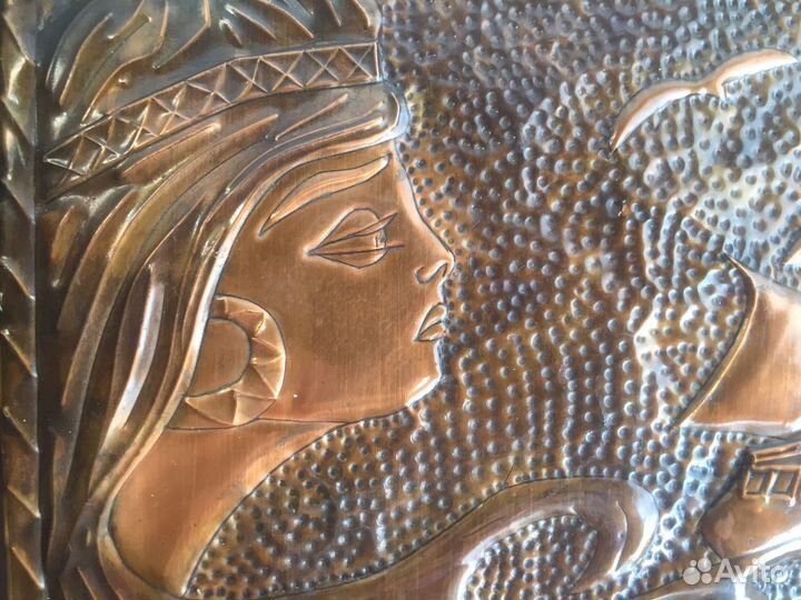 Чеканное панно СССР «Море» 1980