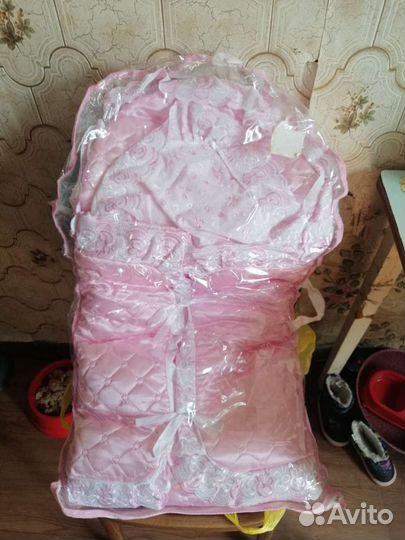 Конверт на выписку для девочки весна