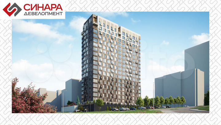 2-к. квартира, 66,9 м², 11/19 эт.