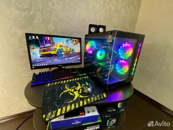 Новый игровой Intel E5v4/16GB/RX580 8GB/SSD 512GB