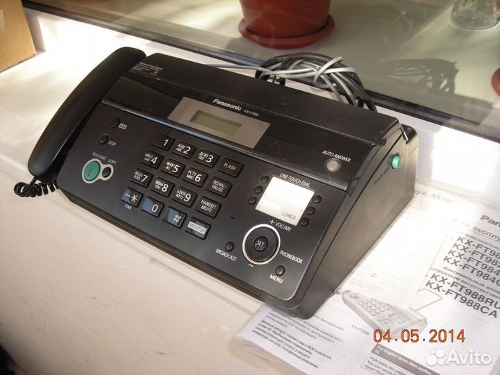 Факс Panasonic KX-FT982