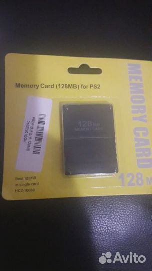 Карта памяти (Memory Card) 128 MB (PS2)