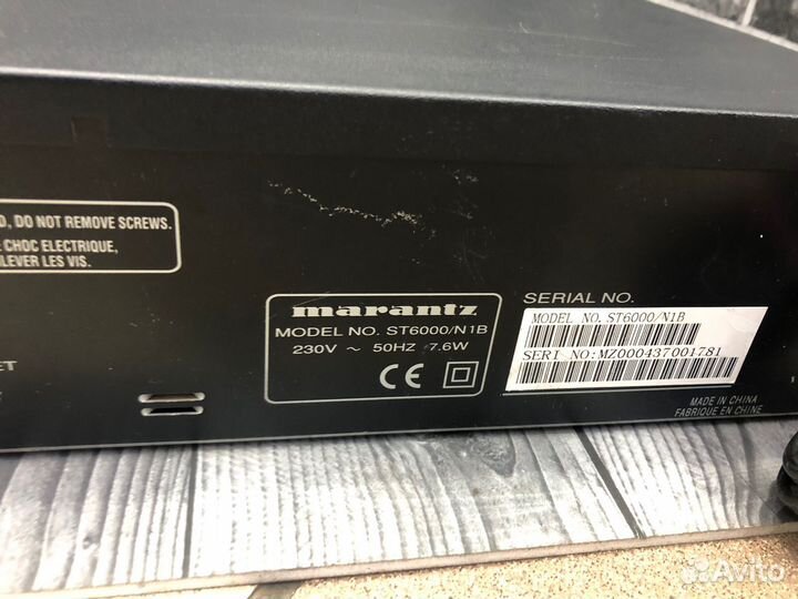 Тюнер Marantz st 6000 AM/FM стерео RDS-тюнер