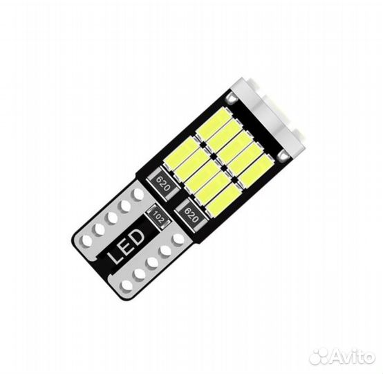 Лампы P21W BA15s, 12в COB, W5W, T10 LED 2 шт