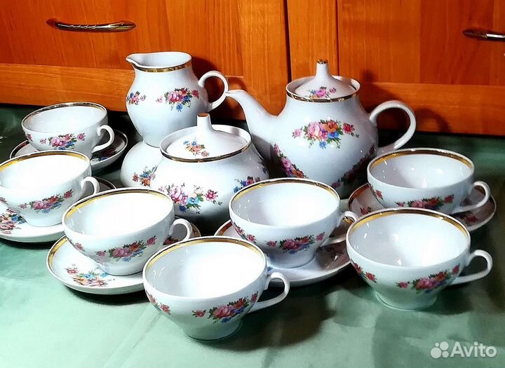 Сервиз Чайный СССР Дулево 1988