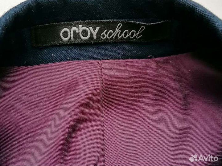 Пиджак школьный для мальчика синий