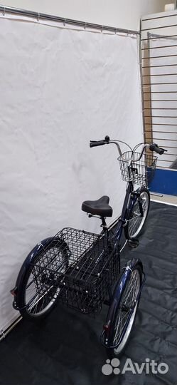 Трёхколёсный складной велосипед для взрослых 24