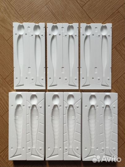 Формы для литья силиконовых приманок