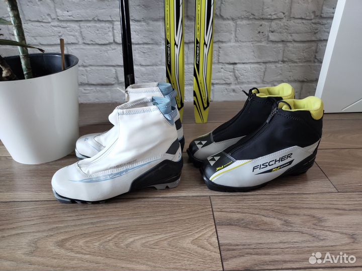 Лыжи беговые fisher 170 ботинки 36, 37, 38