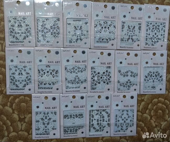 Наклейки для ногтей, расходники