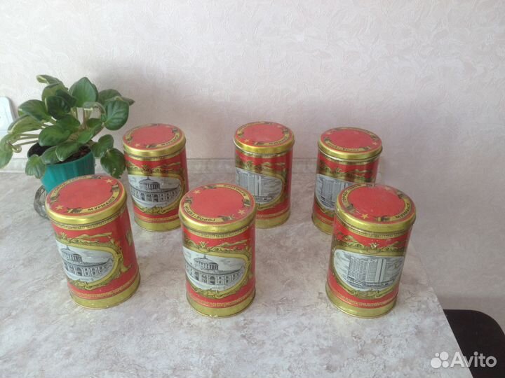 Банки металлические для сыпучих продуктов