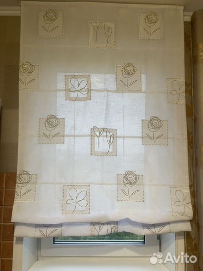 Римские шторы +гардина
