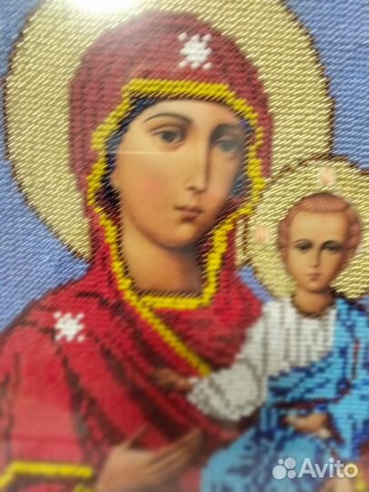 Икона вышитая бисером